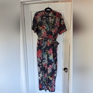 Zara floral jumpsuit